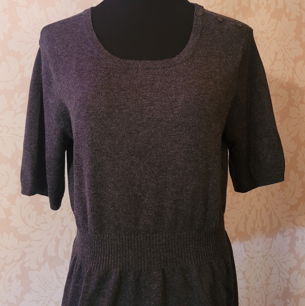 Spense Knits Short Sleeve Sweater Top! XL